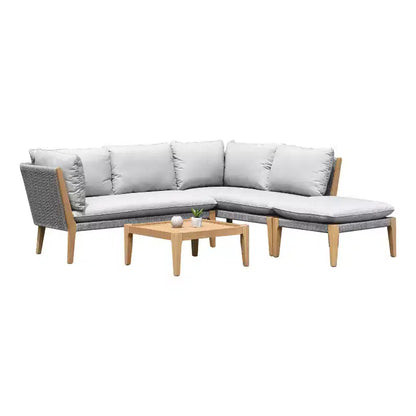 Ensemble de conversation d'extérieur Malibu 4 pièces – Sanzelize Design