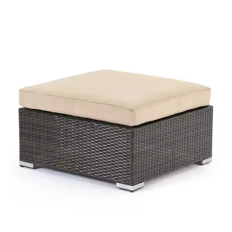 Ensemble de conversation d'extérieur 7 pièces en osier – Sanzelize Design