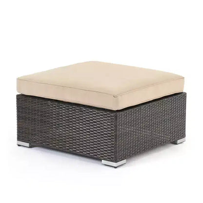 Ensemble de conversation d'extérieur 7 pièces en osier – Sanzelize Design