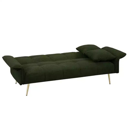 Canapé-lit convertible, futon convertible rembourré en velours, canapé-lit pliant, lit de repos pour salon et chambre – Sanzelize Design