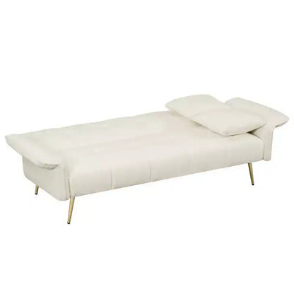 Canapé-lit convertible, futon convertible rembourré en velours, canapé-lit pliant, lit de repos pour salon et chambre – Sanzelize Design