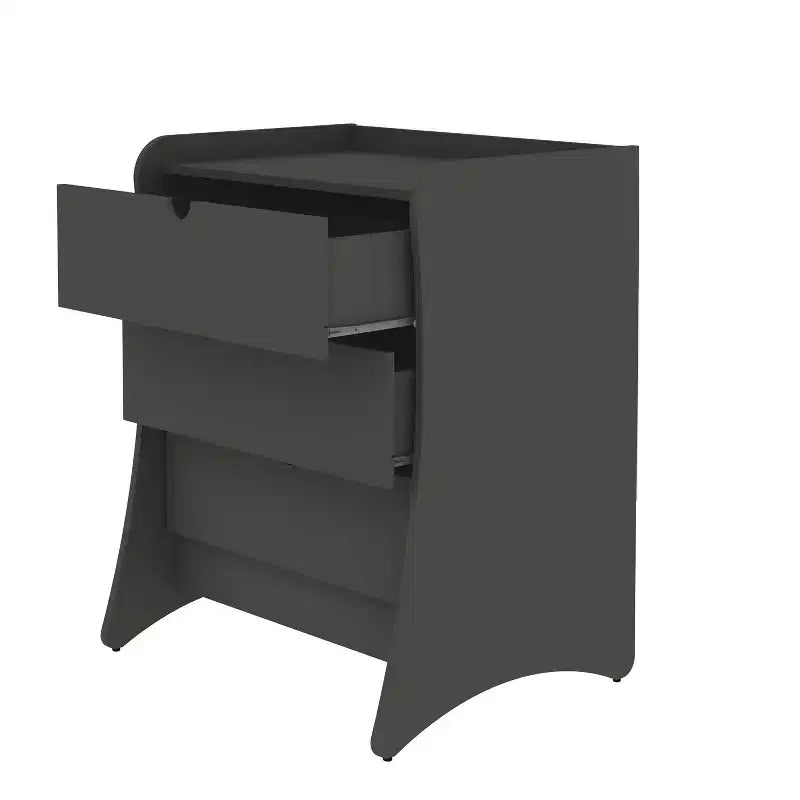 Ensemble de chambre à coucher Coney avec commode et table de chevet 3 pièces – Sanzelize Design