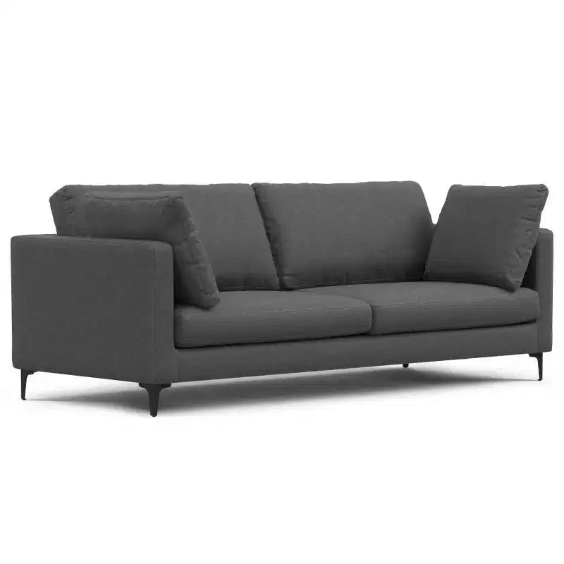 Ensemble canapé mi-siècle et pouf Lana 229 cm – Sanzelize Design