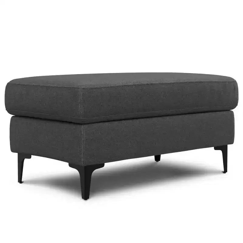 Ensemble canapé mi-siècle et pouf Lana 229 cm – Sanzelize Design
