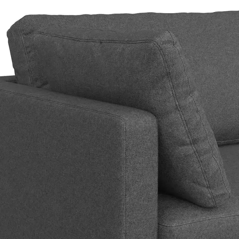 Ensemble canapé mi-siècle et pouf Lana 229 cm – Sanzelize Design