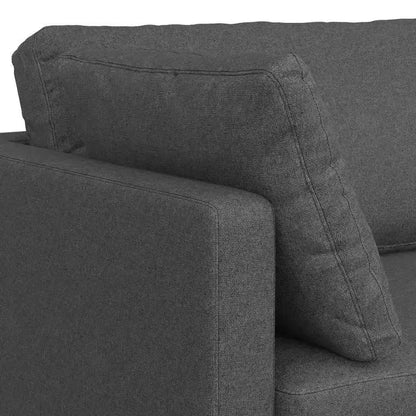 Ensemble canapé mi-siècle et pouf Lana 229 cm – Sanzelize Design