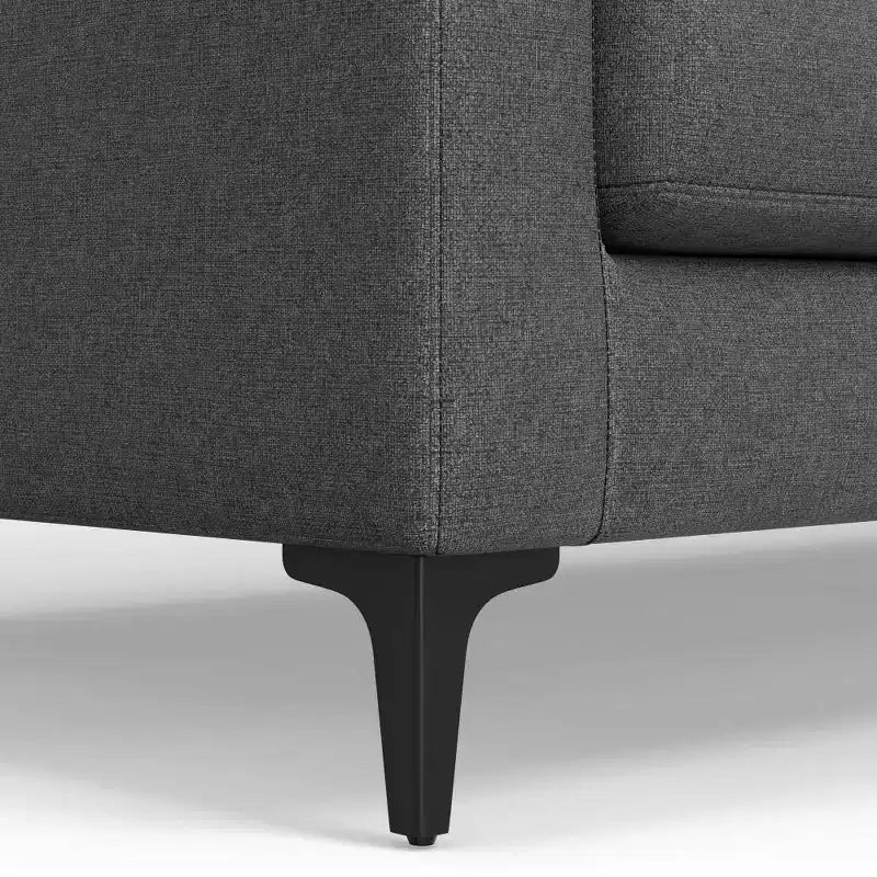 Ensemble canapé mi-siècle et pouf Lana 229 cm – Sanzelize Design