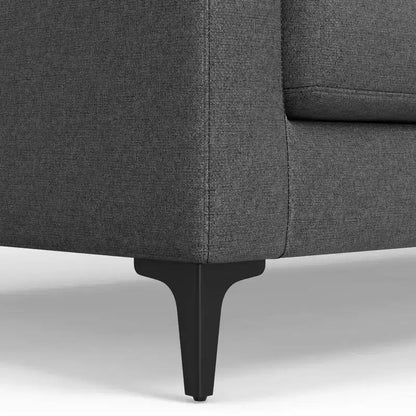 Ensemble canapé mi-siècle et pouf Lana 229 cm – Sanzelize Design