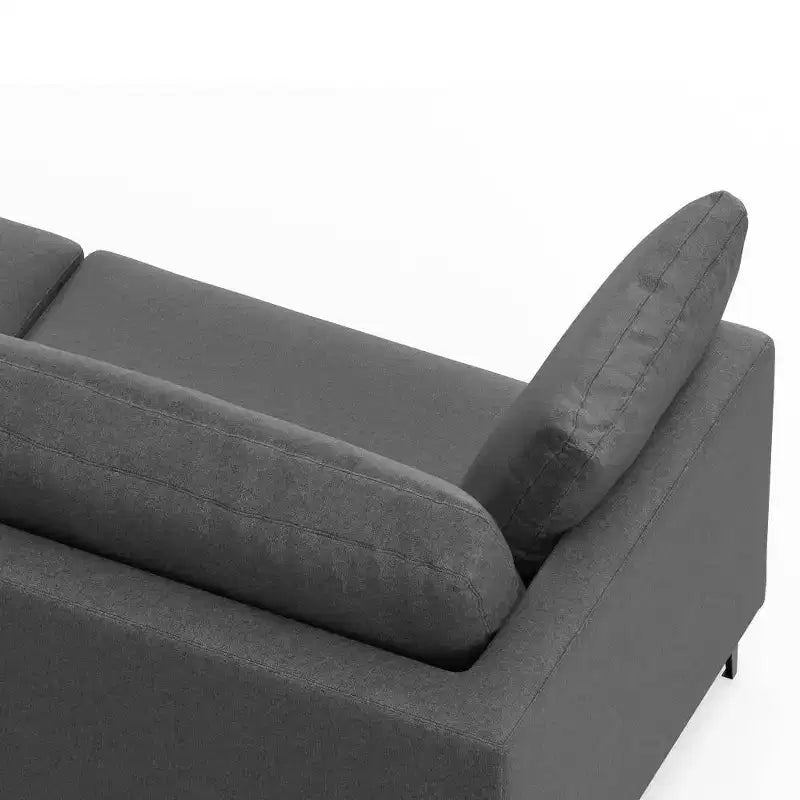Ensemble canapé mi-siècle et pouf Lana 229 cm – Sanzelize Design