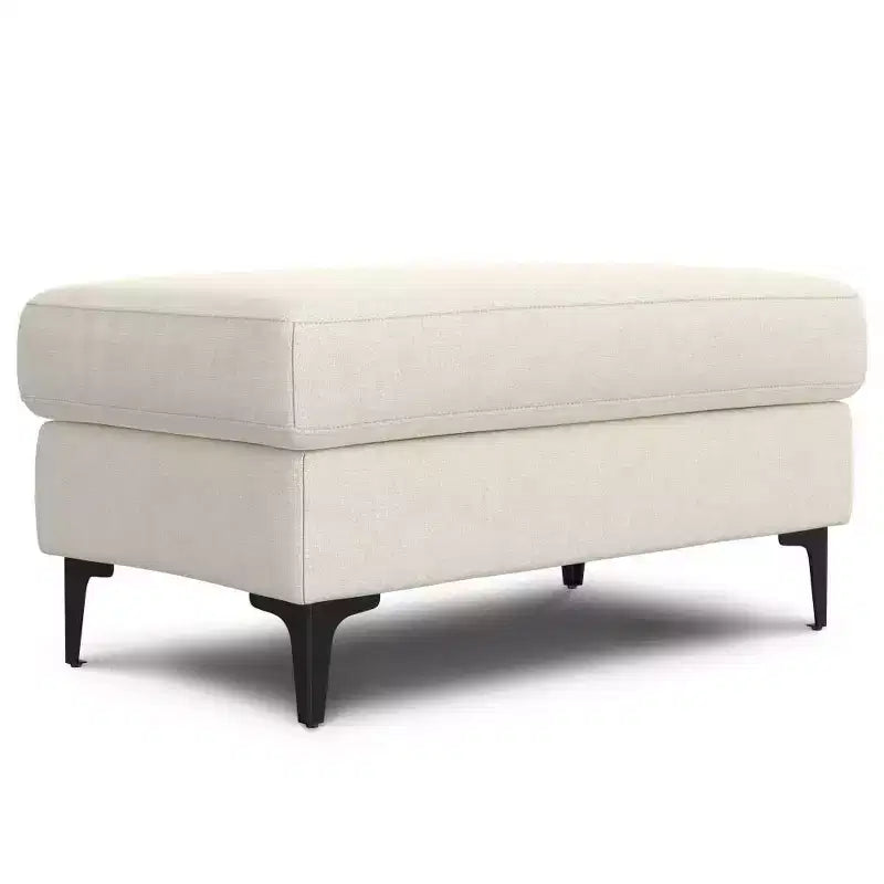 Ensemble canapé mi-siècle et pouf Lana 229 cm – Sanzelize Design