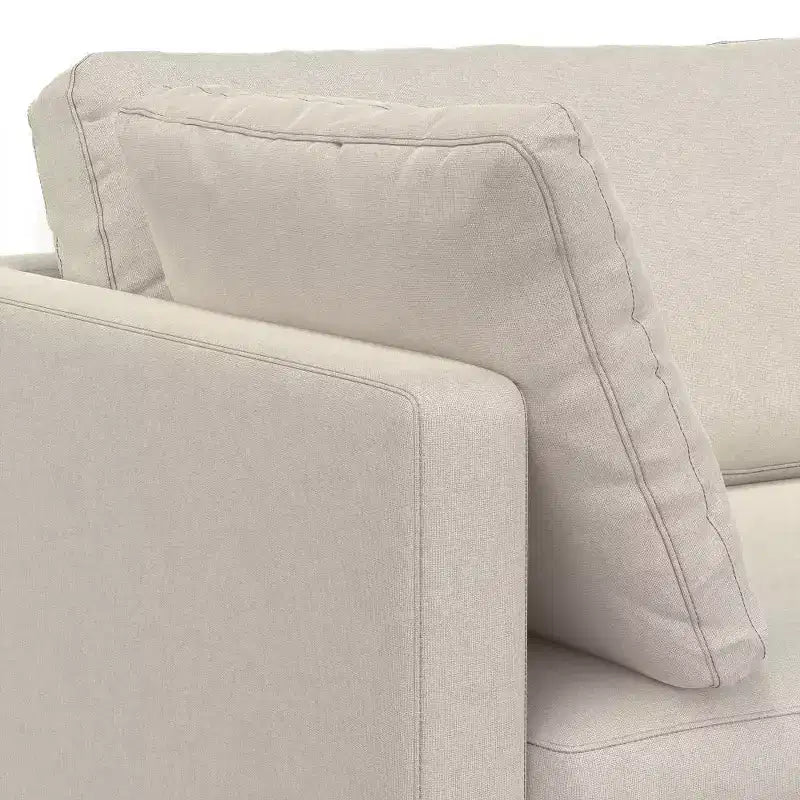 Ensemble canapé mi-siècle et pouf Lana 229 cm – Sanzelize Design
