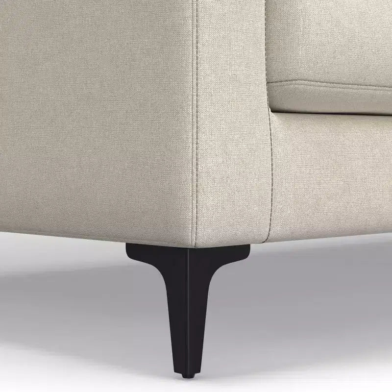 Ensemble canapé mi-siècle et pouf Lana 229 cm – Sanzelize Design