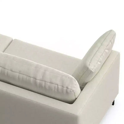 Ensemble canapé mi-siècle et pouf Lana 229 cm – Sanzelize Design