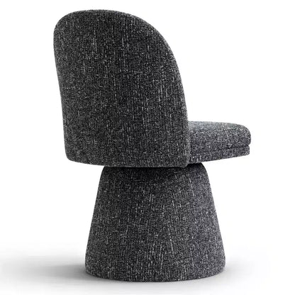 Lot de 6 chaises de salle à manger modernes sans accoudoirs, pivotantes à 360°, avec piétement tulipe – Sanzelize Design