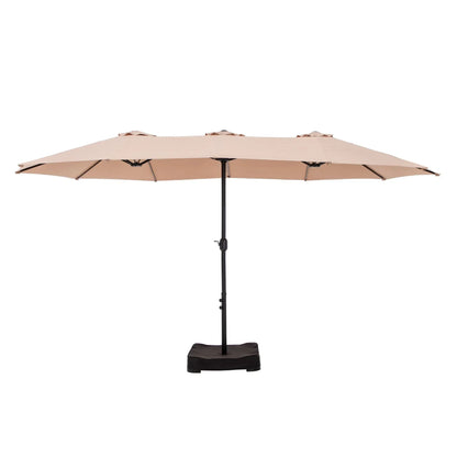 Grand Parasol Double Face de 4,5 m avec Base Incluse pour terrasse – Sanzelize Design