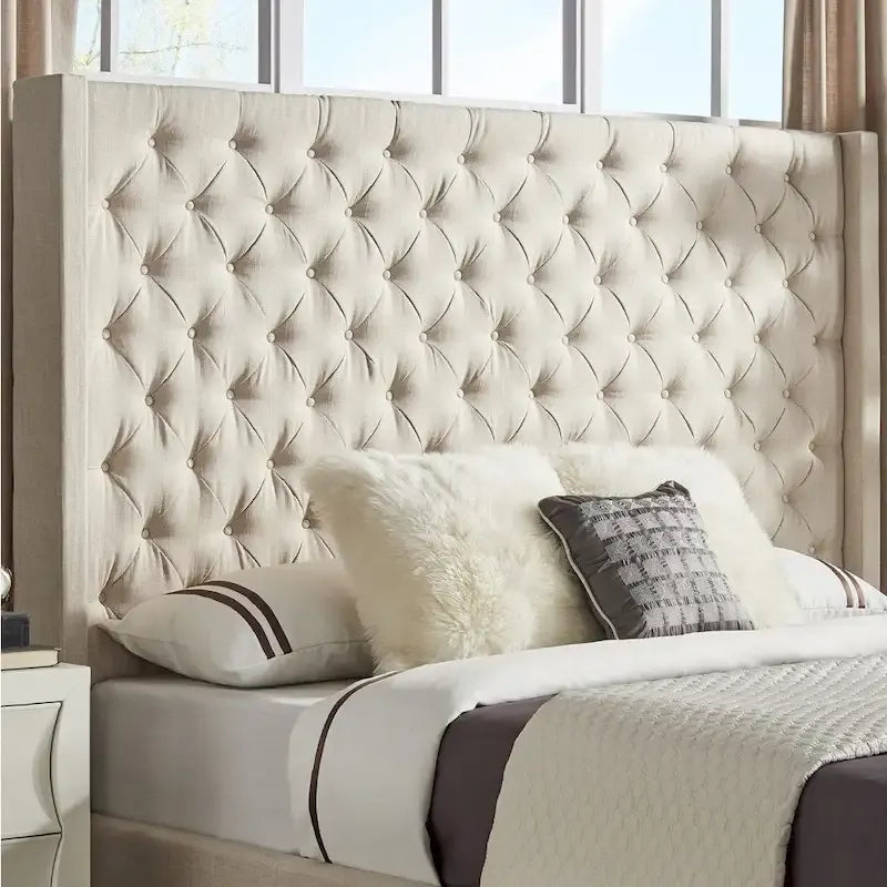Tête de lit à oreilles matelassée Naples – Sanzelize Design