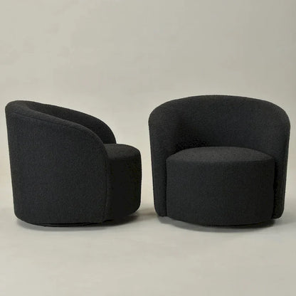 Fauteuil pivotant rembourré de 86 cm de large (lot de 2) – Sanzelize Design