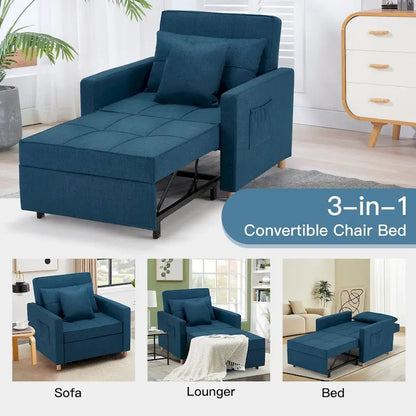 Fauteuil convertible 3-en-1, plusieurs coloris, une place – Sanzelize Design