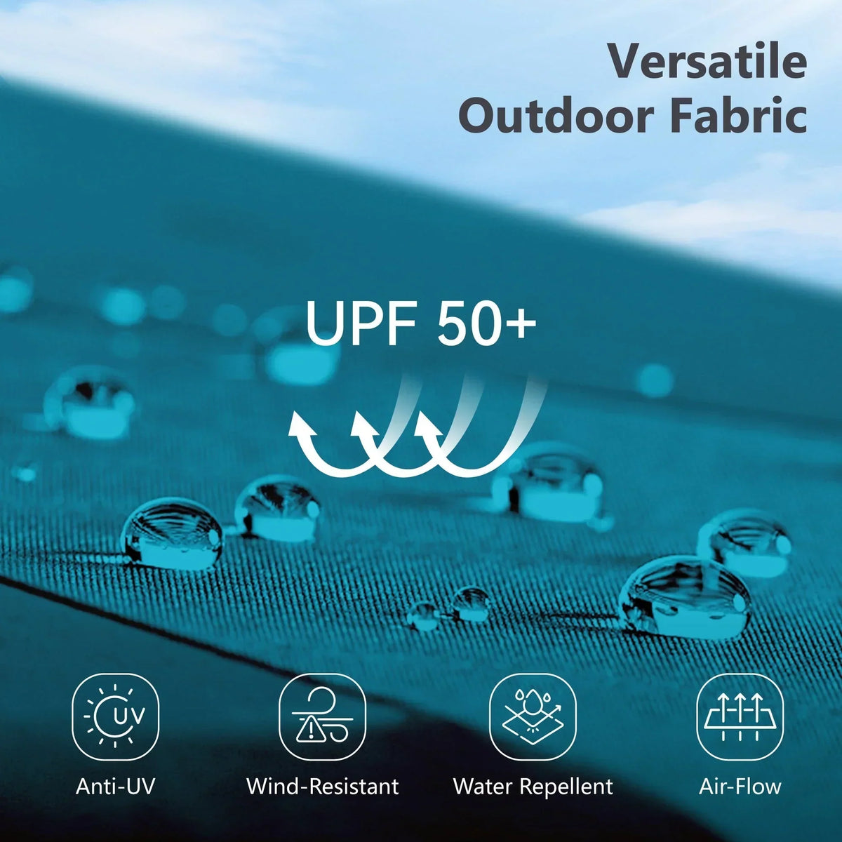 Grand Parasol Double Face de 4,5 m avec Base Incluse pour terrasse – Sanzelize Design