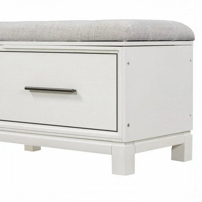Banc à chaussures avec coussin amovible et rangement dissimulé pour l'entrée et le salon – Sanzelize Design