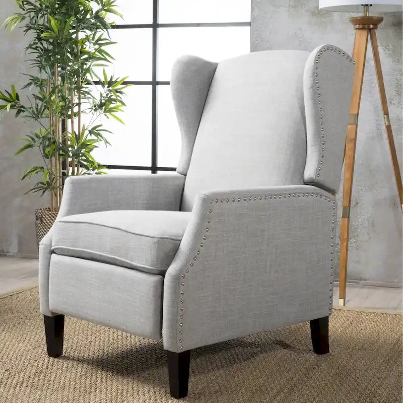Fauteuil inclinable à dossier haut, rembourré, style classique, pour salon – Sanzelize Design