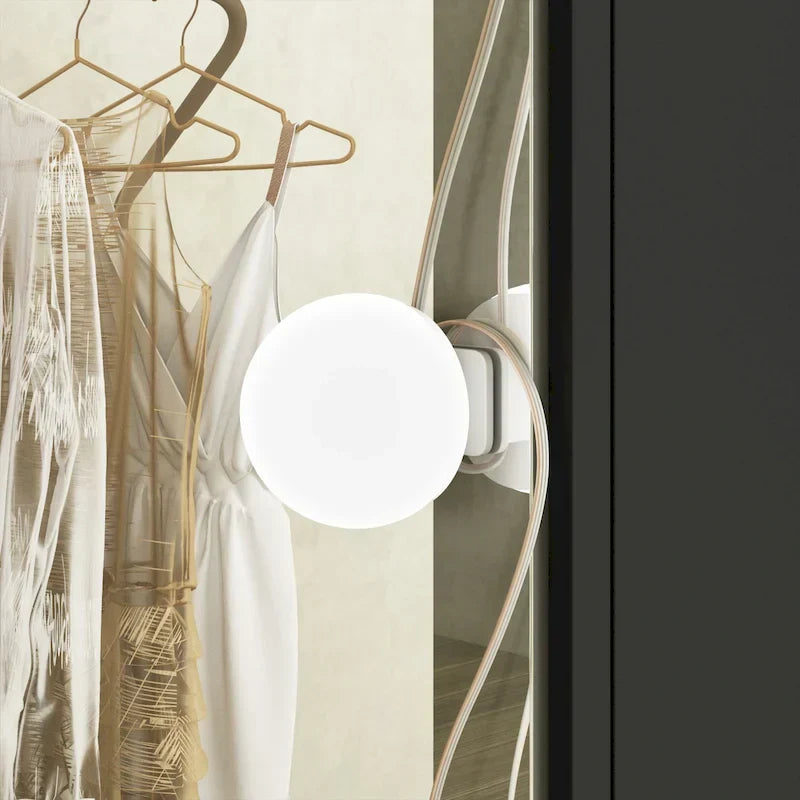 Coiffeuse LED de luxe avec 9 tiroirs, station de maquillage élégante – Sanzelize Design