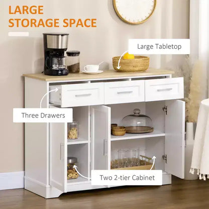 Bahut de cuisine moderne avec rangement, îlot de cuisine, meuble de salle à manger, meuble de salon – Sanzelize Design