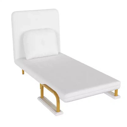 Canapé-lit pliant 3-en-1 convertible en fauteuil - Dossier réglable sur 5 positions avec oreiller – Sanzelize Design