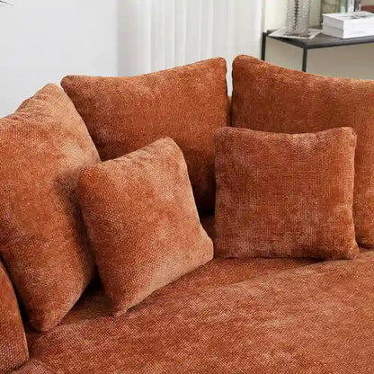 Fauteuil Moderne Rond Avec 5 Coussins Et Pouf Optionnel – Sanzelize Design