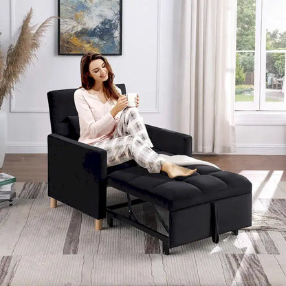 Canapé-Lit Convertible une Place avec Oreiller – Sanzelize Design