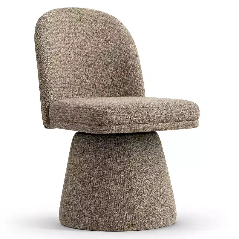 Lot de 6 chaises de salle à manger modernes sans accoudoirs, pivotantes à 360°, avec piétement tulipe – Sanzelize Design