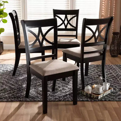 Lot de 4 chaises de salle à manger Clarke – Sanzelize Design