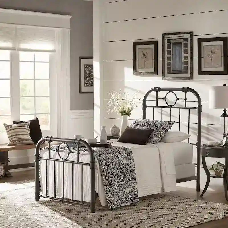 Lit noir en métal – Sanzelize Design