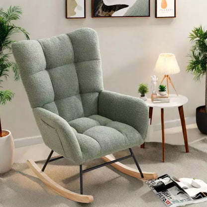 Fauteuil à bascule pour chambre d'enfant, Fauteuil à bascule pour salon pour l'allaitement – Sanzelize Design