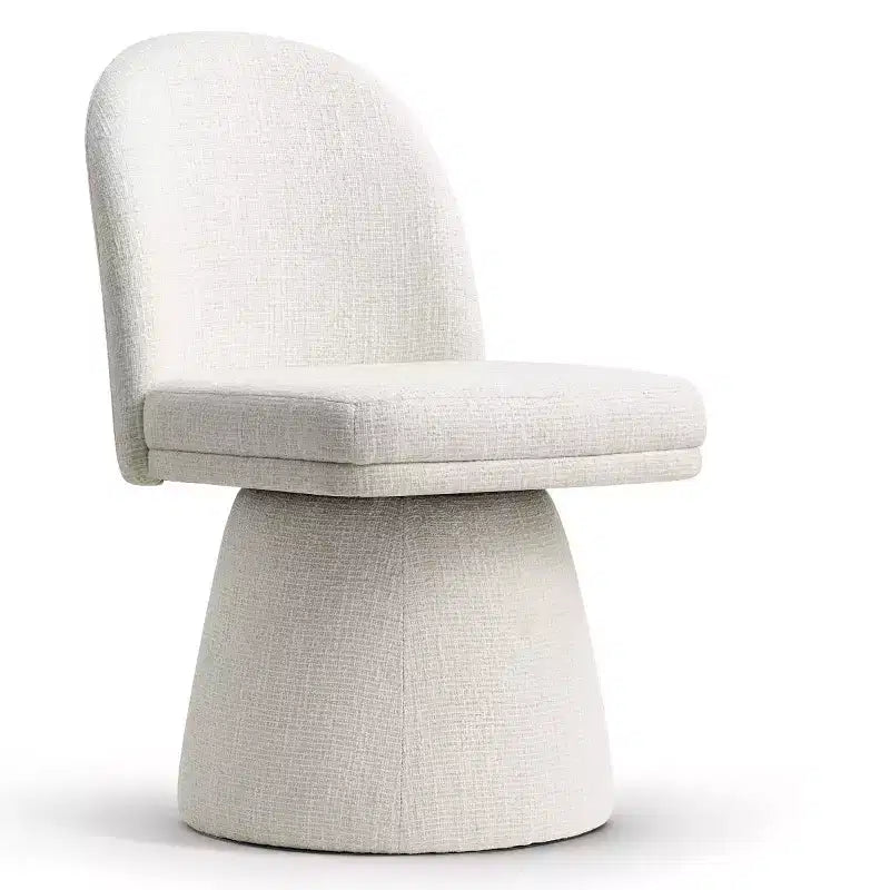 Lot de 6 chaises de salle à manger modernes sans accoudoirs, pivotantes à 360°, avec piétement tulipe – Sanzelize Design