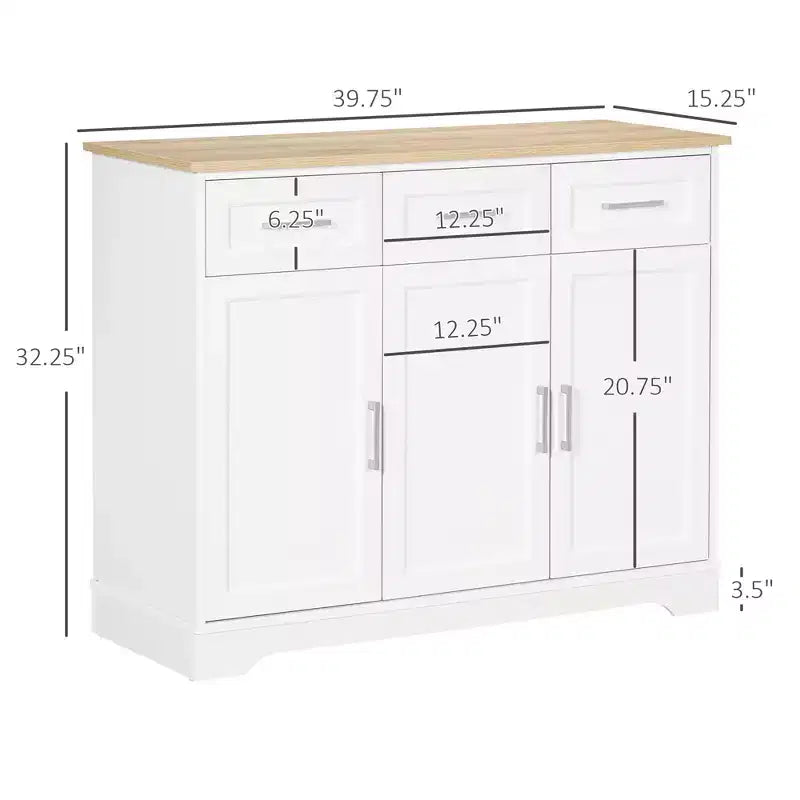 Bahut de cuisine moderne avec rangement, îlot de cuisine, meuble de salle à manger, meuble de salon – Sanzelize Design