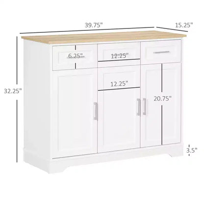 Bahut de cuisine moderne avec rangement, îlot de cuisine, meuble de salle à manger, meuble de salon – Sanzelize Design