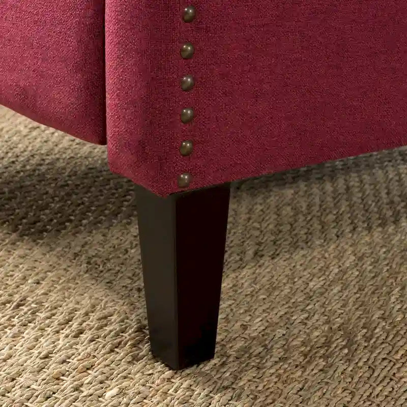 Fauteuil inclinable à dossier haut, rembourré, style classique, pour salon – Sanzelize Design