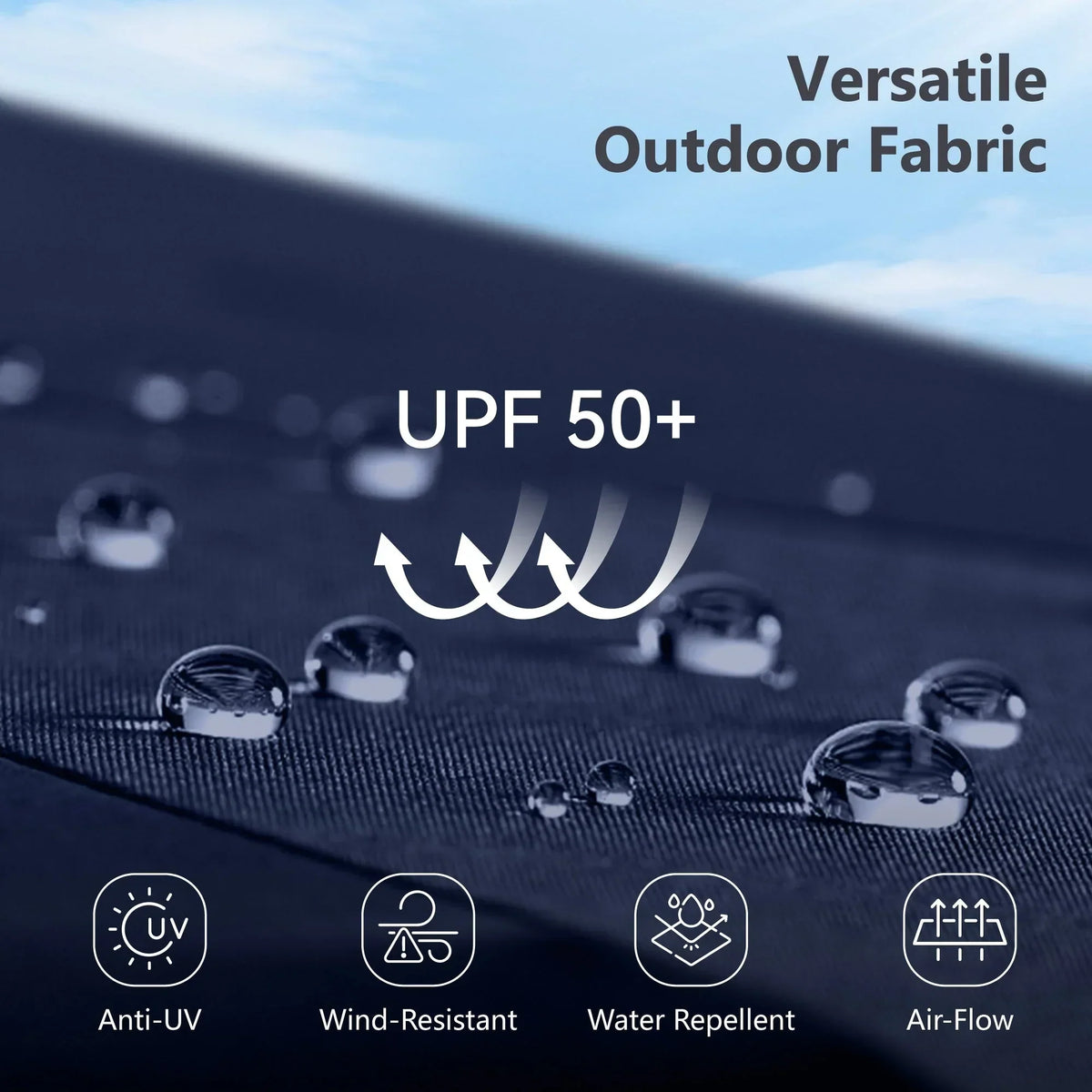 Grand Parasol Double Face de 4,5 m avec Base Incluse pour terrasse – Sanzelize Design