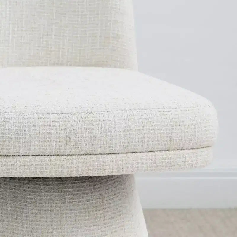 Lot de 6 chaises de salle à manger modernes sans accoudoirs, pivotantes à 360°, avec piétement tulipe – Sanzelize Design