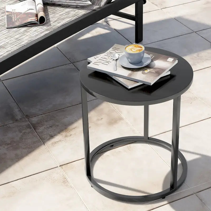 Chaises de jardin Papasan avec coussin, confortables, en rotin PE, avec table d'appoint – Sanzelize Design