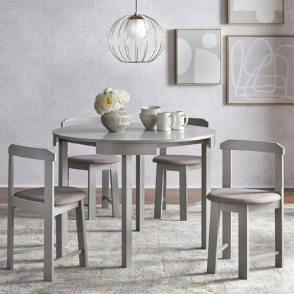 Ensemble de salle à manger rond compact 5 pièces – Sanzelize Design