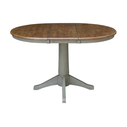 Table à manger ronde extensible 91,4 cm avec 4 chaises Madrid – Sanzelize Design