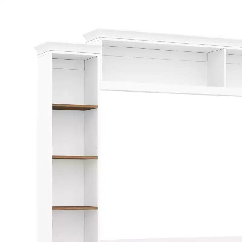 Meuble TV mural 4-en-1 de style campagnard, convient aux téléviseurs jusqu'à 178 cm – Sanzelize Design