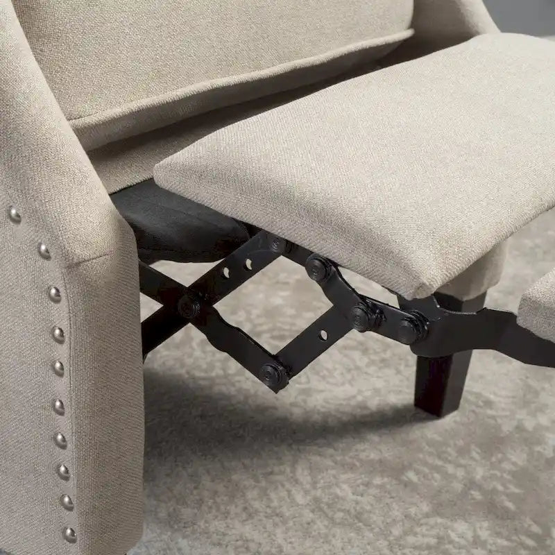 Fauteuil inclinable à dossier haut, rembourré, style classique, pour salon – Sanzelize Design