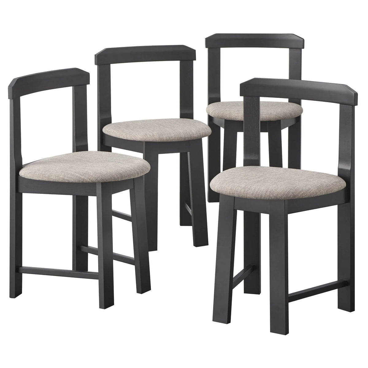 Ensemble de salle à manger rond compact 5 pièces – Sanzelize Design