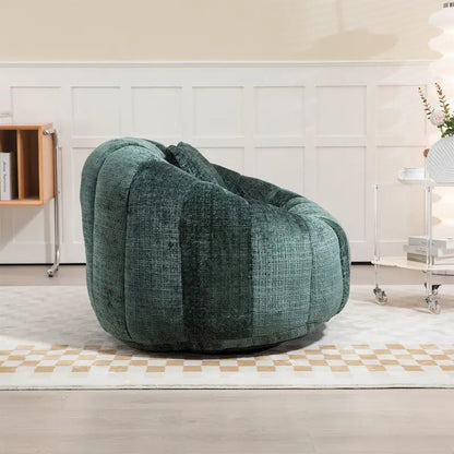 Fauteuil poire paresseux en chenille – Sanzelize Design