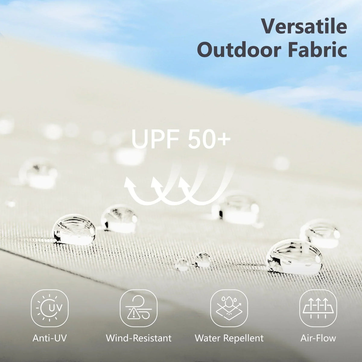 Grand Parasol Double Face de 4,5 m avec Base Incluse pour terrasse – Sanzelize Design