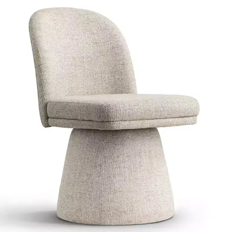 Lot de 6 chaises de salle à manger modernes sans accoudoirs, pivotantes à 360°, avec piétement tulipe – Sanzelize Design