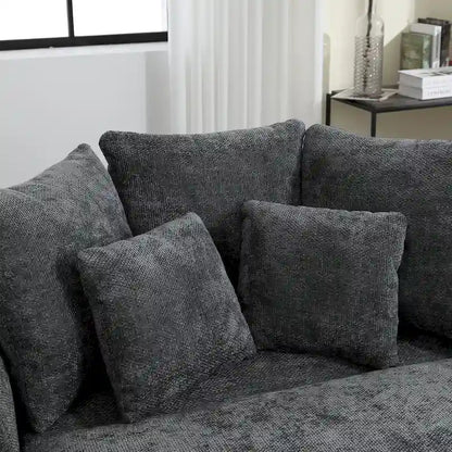 Fauteuil Moderne Rond Avec 5 Coussins Et Pouf Optionnel – Sanzelize Design